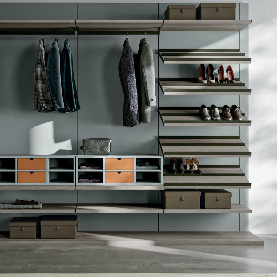 Boiserie walk-in closet Orme