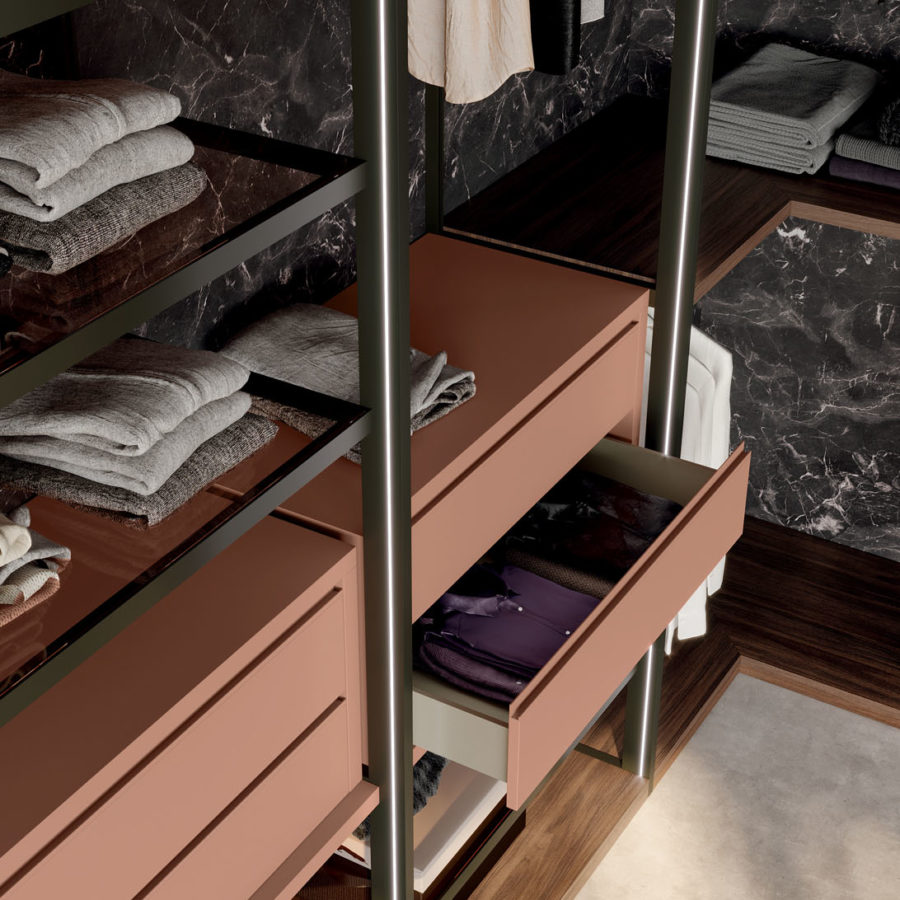 Skeletro walk-in closet Orme