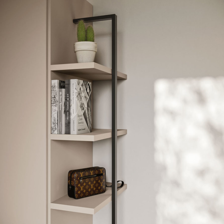 Hanging wardrobe with Filo door Orme