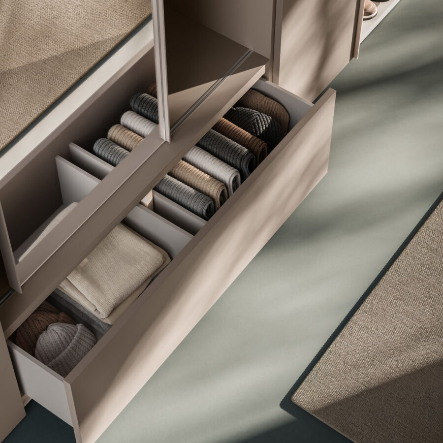 Hinged wardrobe Manlò door composition Wardrobe 26 Orme