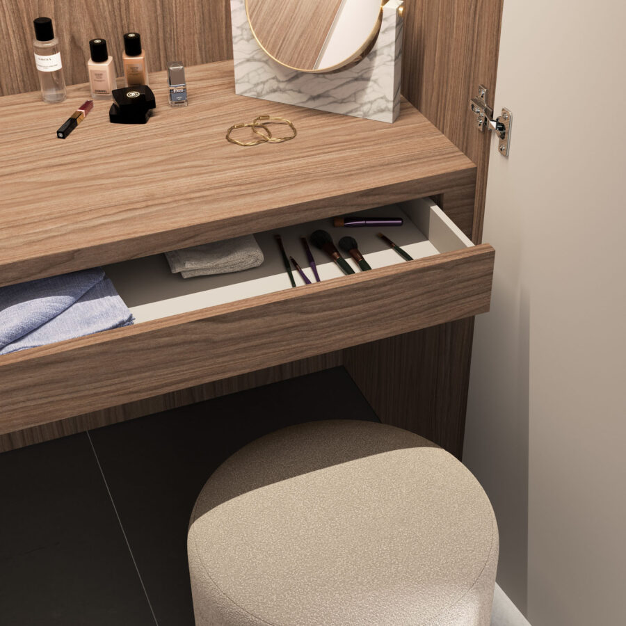 Armadio battente anta Tratto + cabina Pole composizione Wardrobe 30 Orme