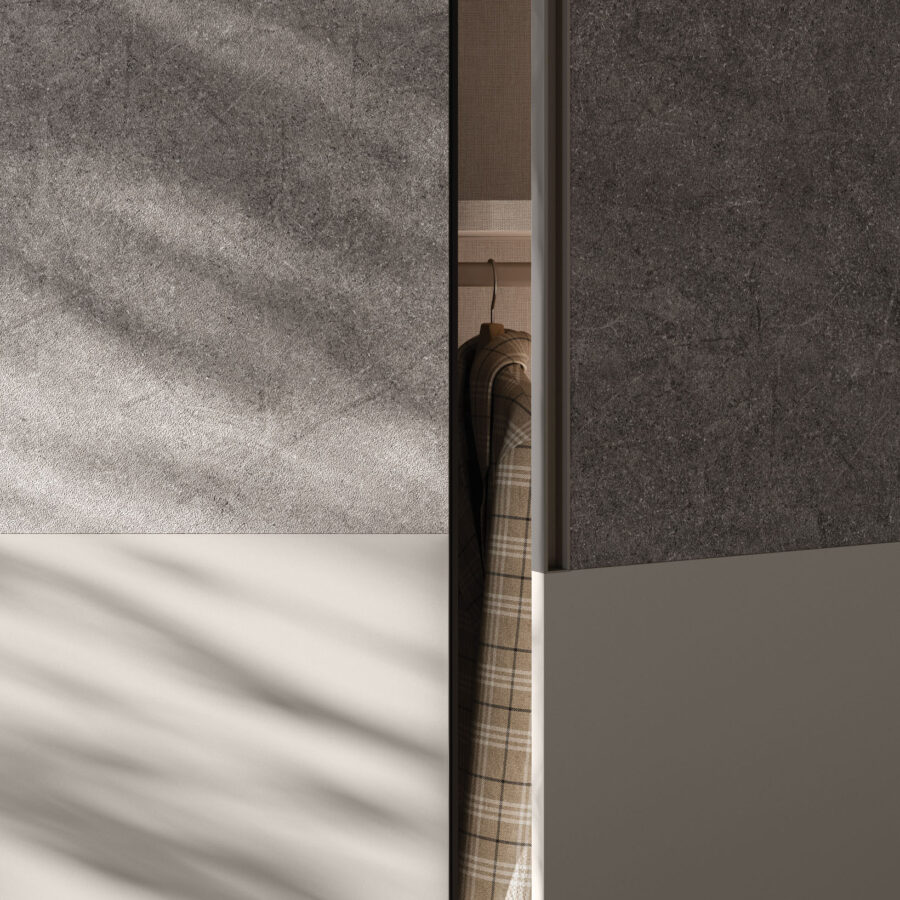 Armadio battente anta Tratto UP composizione Wardrobe 32 Orme