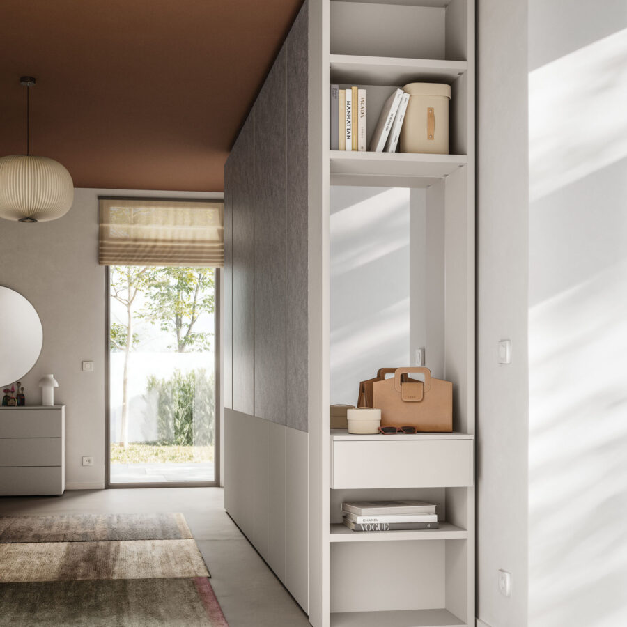 Armadio battente anta Tratto UP composizione Wardrobe 32 Orme