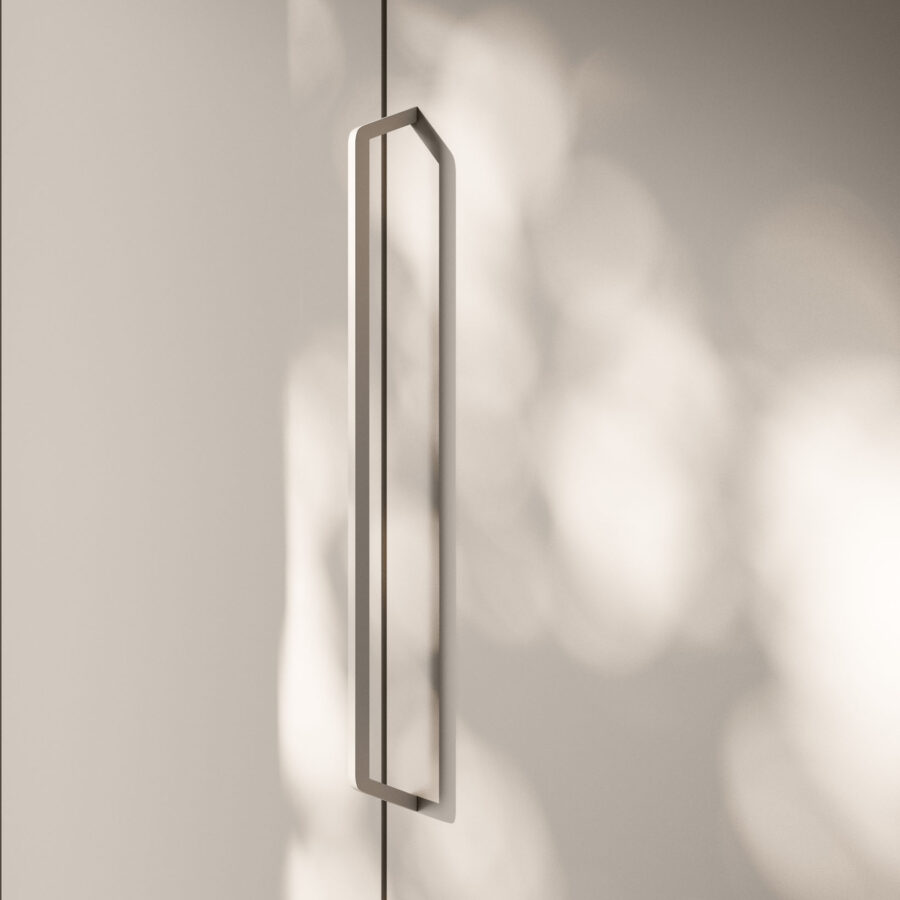 Armadio battente anta Liscia + M 32 composizione Wardrobe 36 Orme