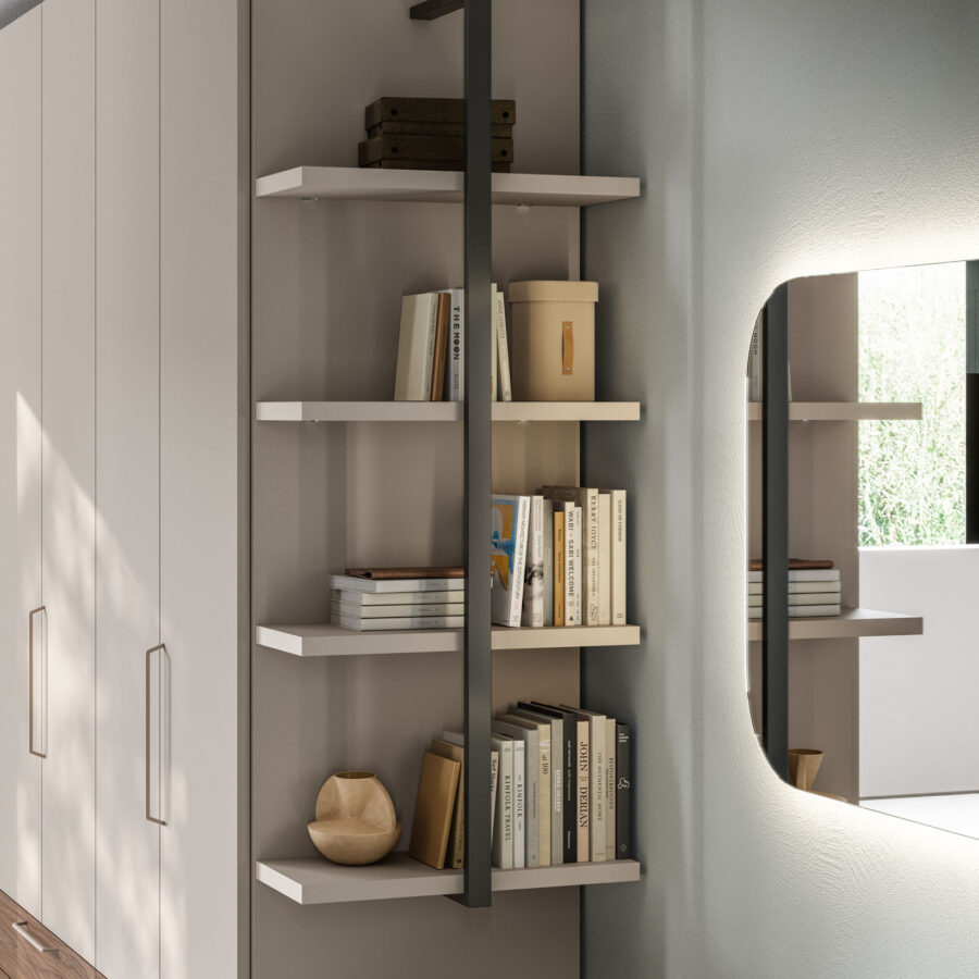 Armadio battente anta Liscia + M 32 composizione Wardrobe 36 Orme