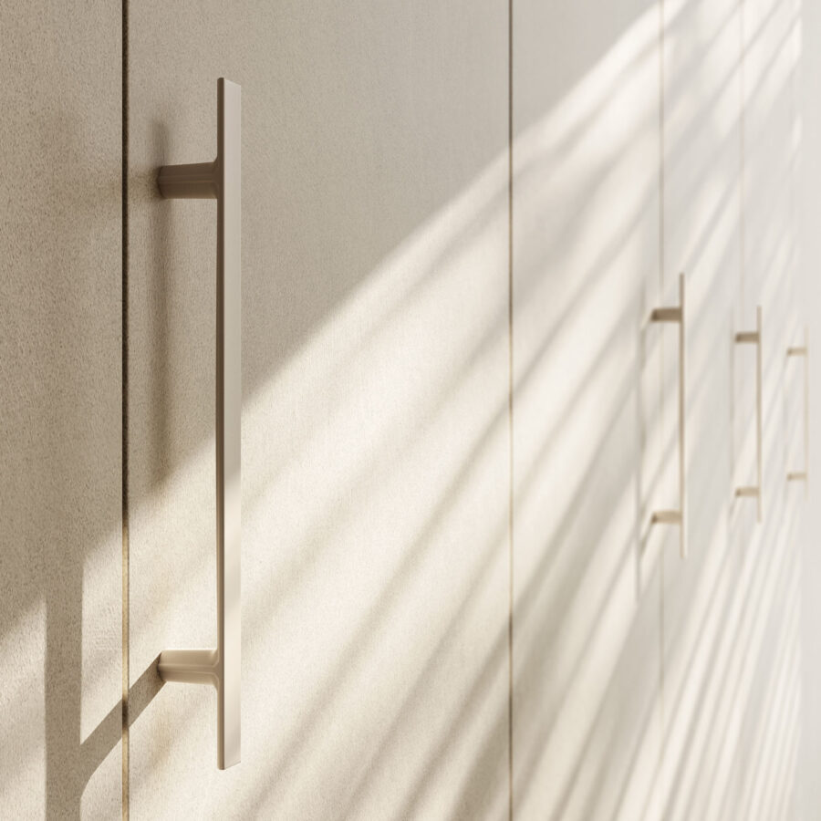 Armadio battente anta Liscia + M 15 composizione Wardrobe 39 Orme