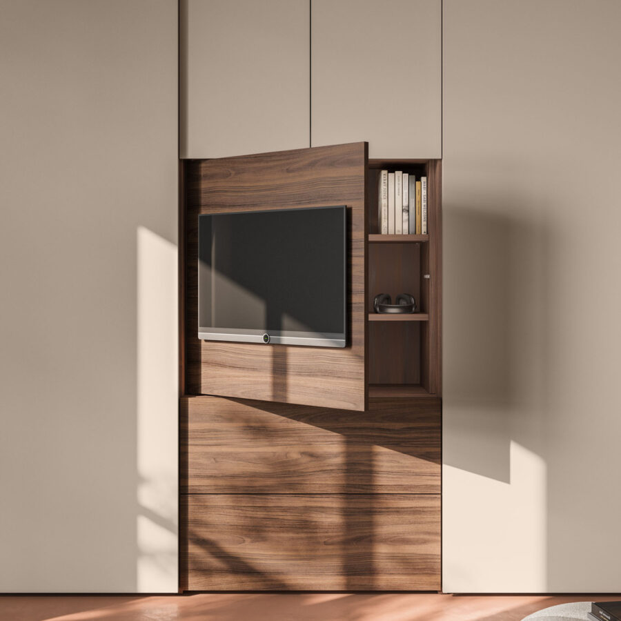 Sliding wardrobe Liscia door + Visual composition Wardrobe 40 Orme