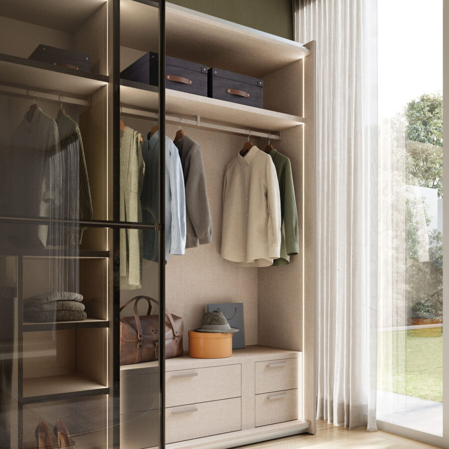 Sliding wardrobe Dama door composition Wardrobe 41 Orme