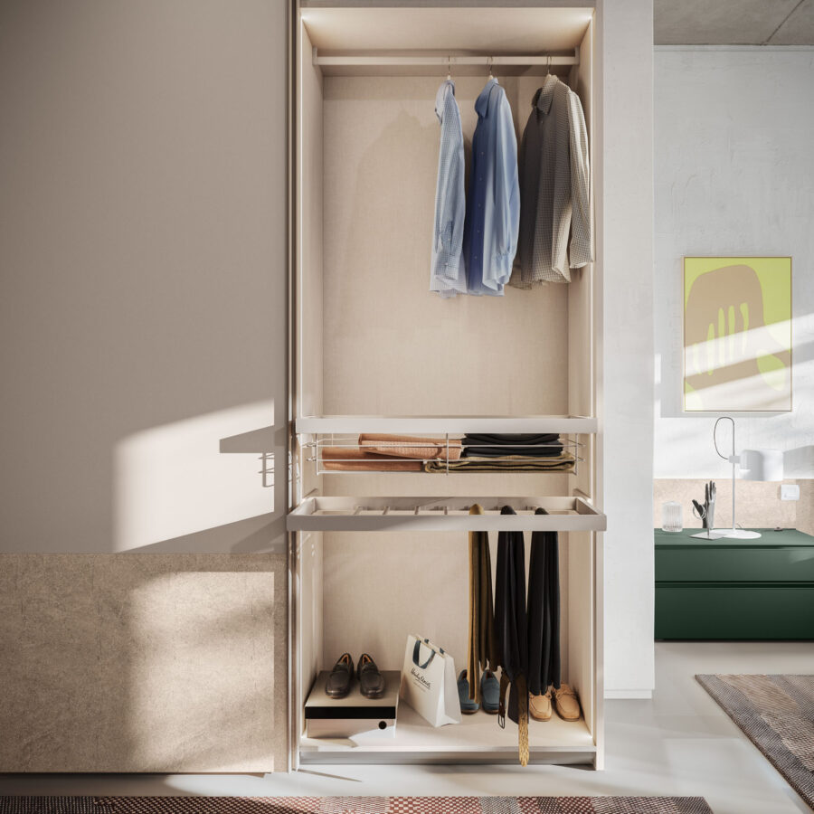 Sliding wardrobe Level DN door composition Wardrobe 42 Orme