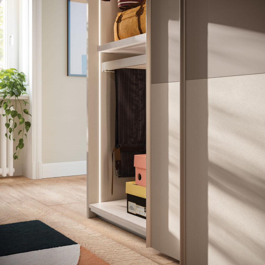 Sliding wardrobe Level DN door + Climb DN composition Wardrobe 44 Orme