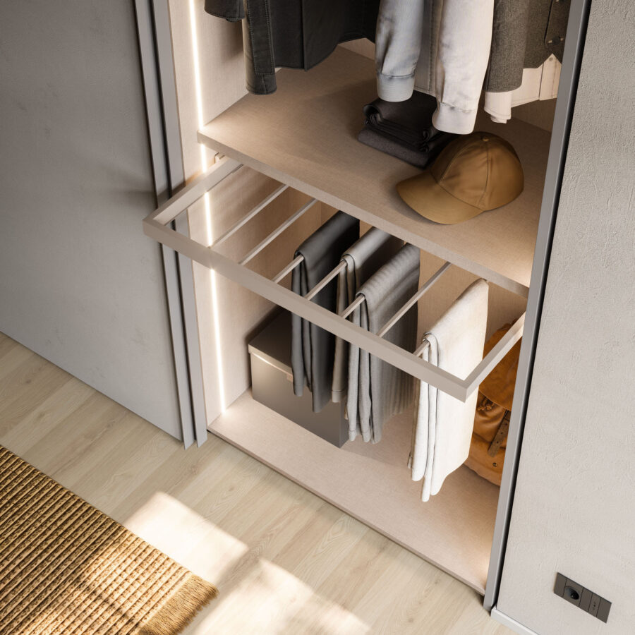 Sliding wardrobe Level UP  door + Climb UP composition Wardrobe 45 Orme