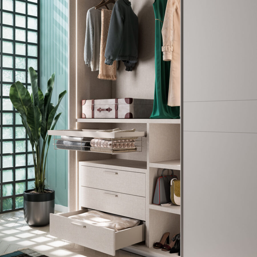 Armadio scorrevole anta Belt composizione Wardrobe 46 Orme