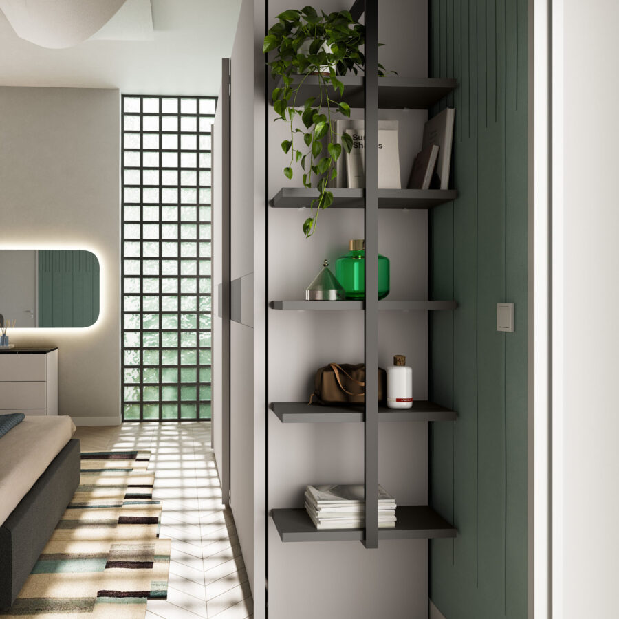 Armadio scorrevole anta Belt composizione Wardrobe 46 Orme