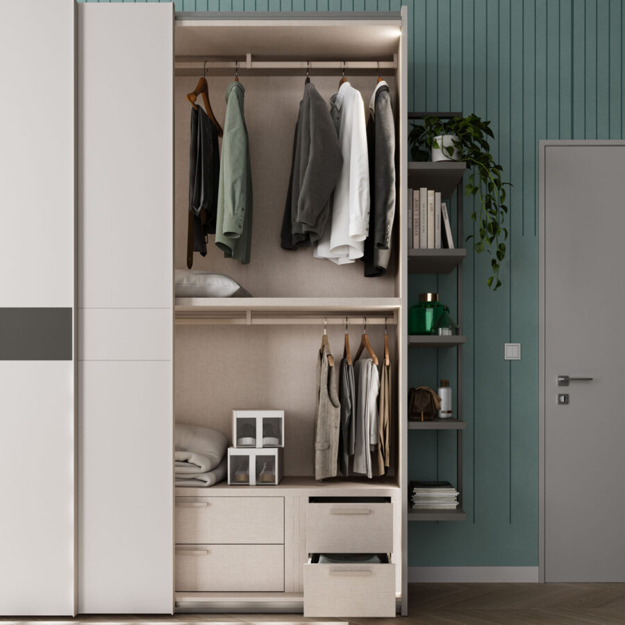 Armadio scorrevole anta Belt composizione Wardrobe 46 Orme