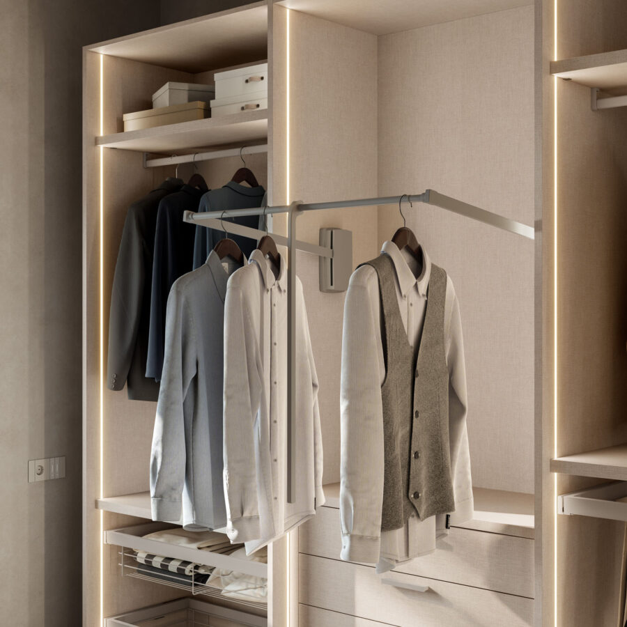 Armadio senza ante composizione Wardrobe 49 Orme