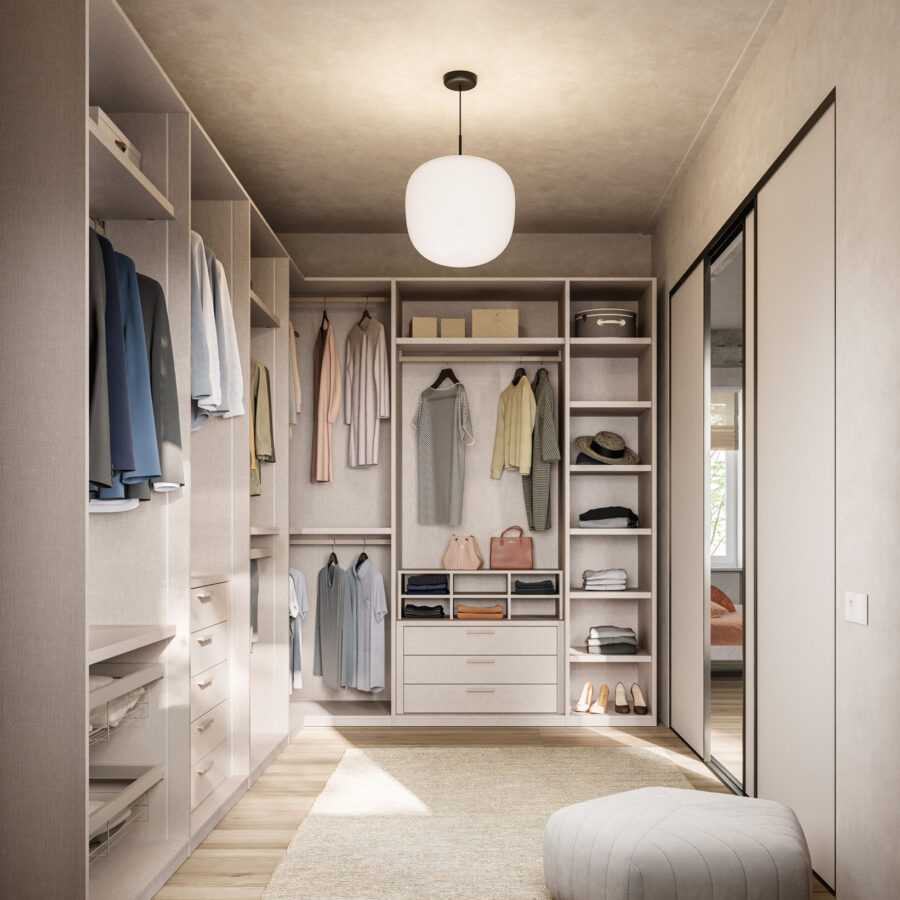 Armadio senza ante composizione Wardrobe 49 Orme