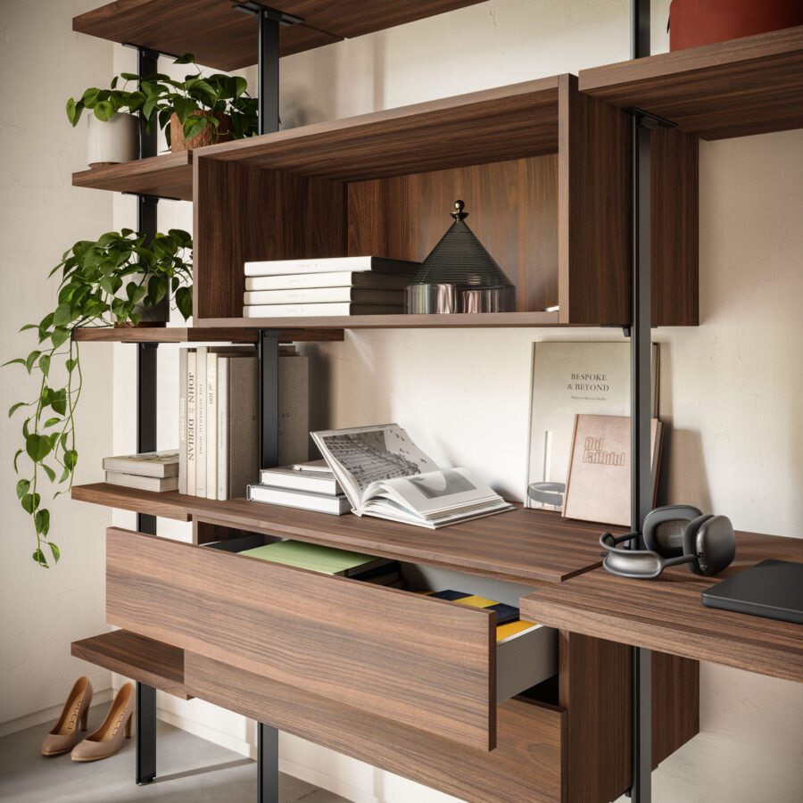 Cabina Pole + letto a scomparsa Sensai composizione Wardrobe 51 Orme