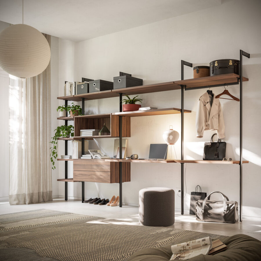 Cabina Pole + letto a scomparsa Sensai composizione Wardrobe 51 Orme